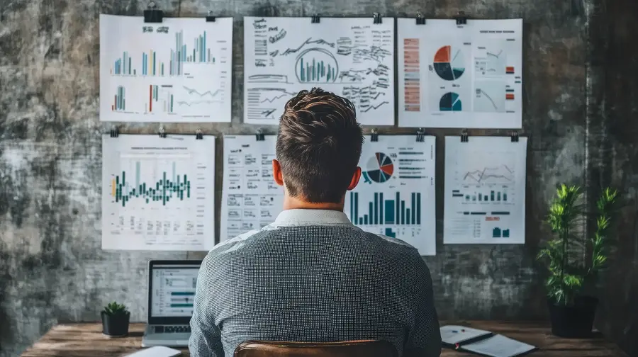 Tableau de bord financier et indicateurs clés d'une PME